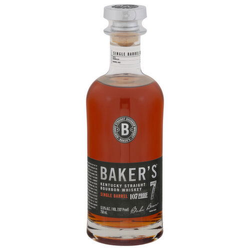 Baker's Bourbon Whiskey, Kentucky Straight, Single Barrel