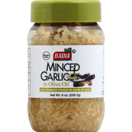 Badia Garlic, Minced, in Olive Oil