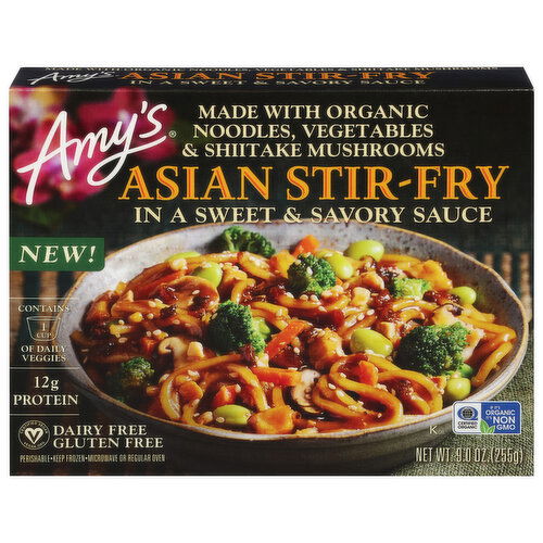 Amy's Asian Stir-Fry, in a Sweet & Savory Sauce - 9 Ounce