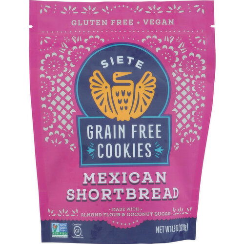 Siete Cookies, Grain Free, Mexican Shortbread