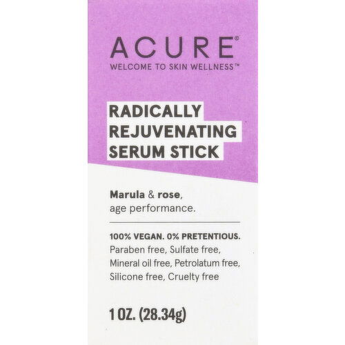 Acure Serum Stick, Radically Rejuvenating, Marula & Rose