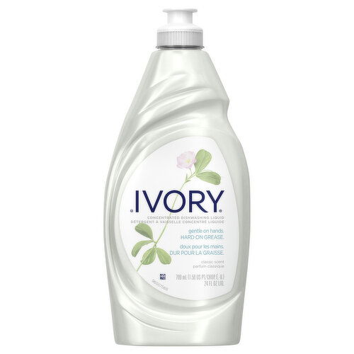 Ivory Dishwashing Liquid, Concentrated, Classic Scent