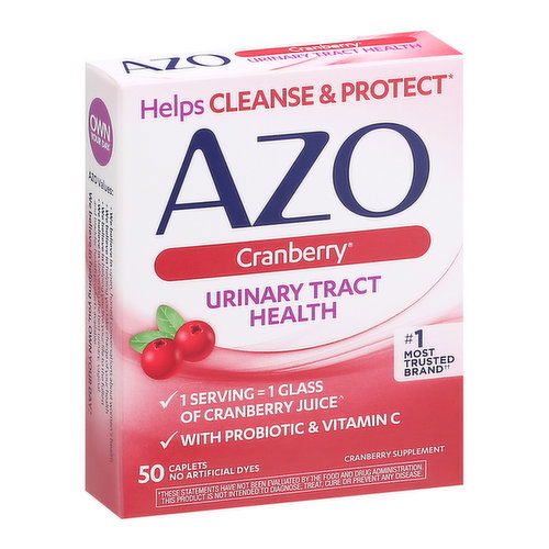 Azo Urinary Tract Health, Cranberry, Caplets