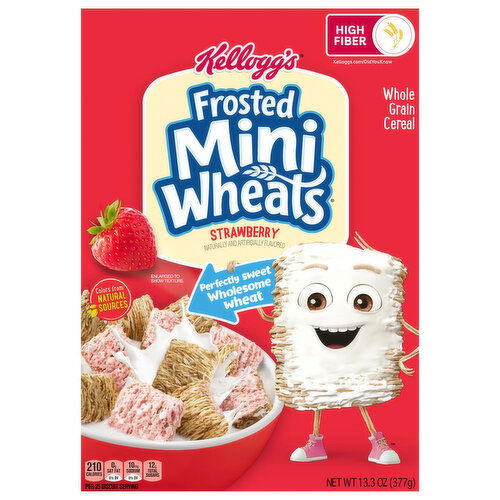 Frosted Mini-Wheats Cereal, Strawberry