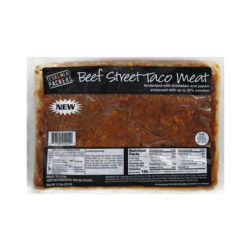 Texas Meat Packers Beef Street Taco Meat