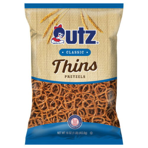 Utz Pretzels, Classic, Thins