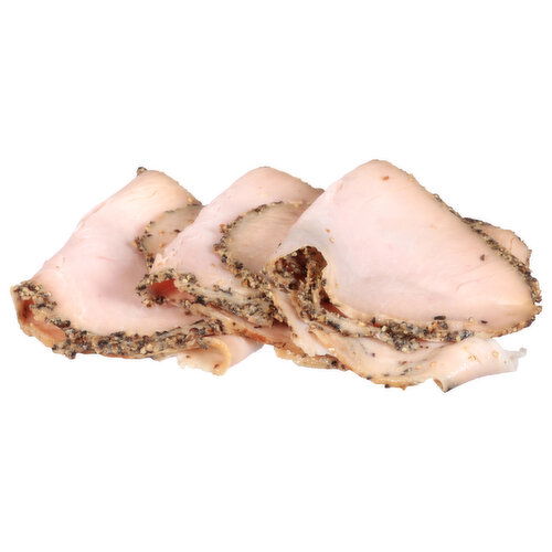 Fresh Fresh Sliced Peppercorn Turkey Breast