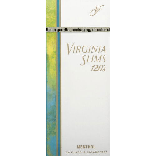 Virginia Slims Cigarettes, Class A, Menthol, 120's