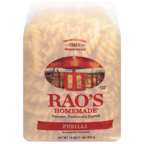 Rao's Fusilli, Bronze Die Cut