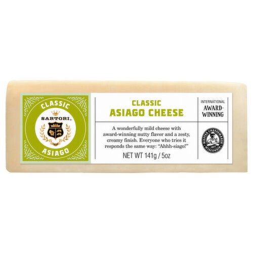 Sartori Cheese, Asiago, Classic