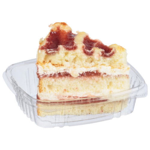 Brookshire's Cake, Strawberry and Cream, Slice