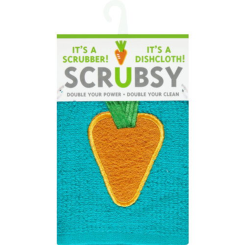 Scrubsy Dishcloth, Carrot