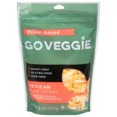 Go Veggie Cheese Food Alternative, Mexican, Style Shreds