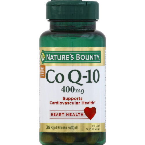 Nature's Bounty Co Q-10, 400 mg, Rapid Release Softgels