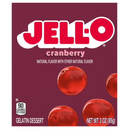 Jell-O Gelatin Snacks, Cranberry