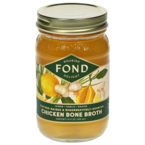 Fond Bone Broth, Chicken - 14 Fluid Ounce