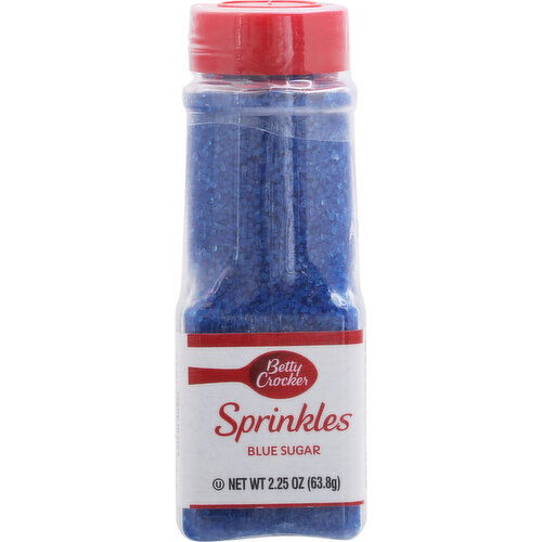 Betty Crocker Sprinkles, Blue Sugar - 2.25 Ounce