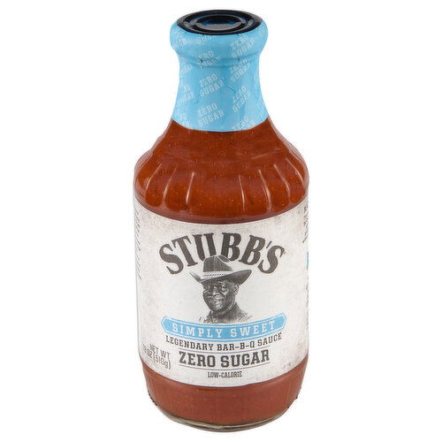 Stubb's Simply Sweet Reduced Sugar BBQ Sauce