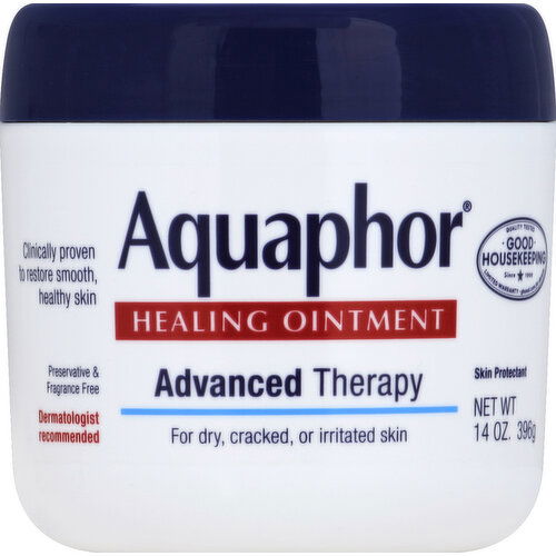 Aquaphor Healing Ointment, Advanced Therapy, for Dry, Cracked, or Irritated Skin