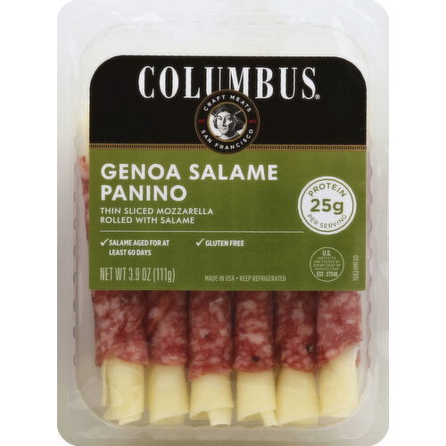 Columbus Genoa Salame Panino