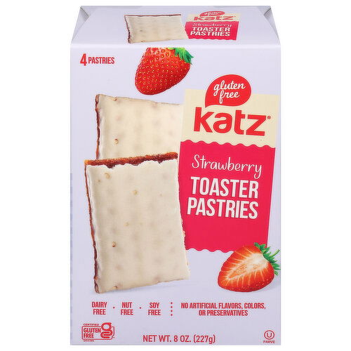 Katz Gluten Free Toaster Pastries, Strawberry