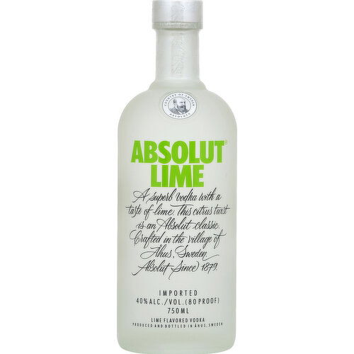 Absolut Vodka, Lime Flavored