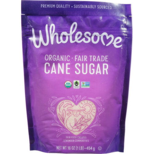 Wholesome Cane Sugar, Organic