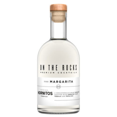 Otr-On the Rocks Ready to Drink Citrus The Margarita Crafted with Hornitos Plata Tequila Cocktail, 375 ml    