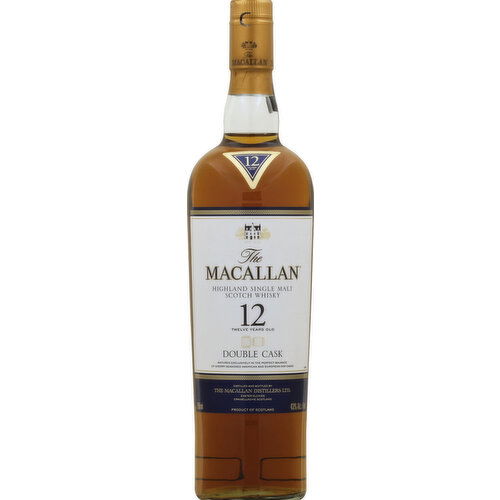 The Macallan Whisky, Scotch, Highland Single Malt, 12 Years Old