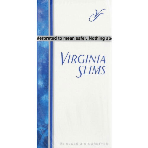 Virginia Slims Cigarettes, Silver Pack