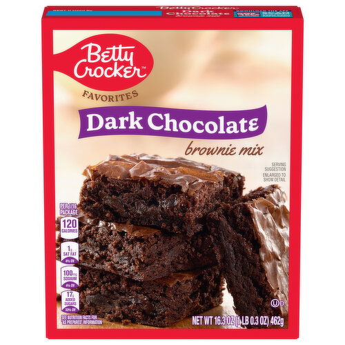 Betty Crocker Dark Chocolate Brownie Mix - 16.3 Ounce