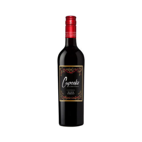 Cupcake Vineyards Decadent Red Black Forest Blend California Wine, 750 ml    