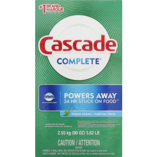 Cascade Dishwasher Detergent, Fresh Scent