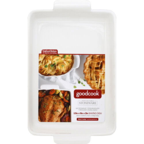 Good Cook Baking Dish, White