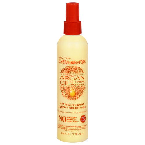 Creme of Nature Conditioner, Leave-In, Strength & Shine, Argan Oil