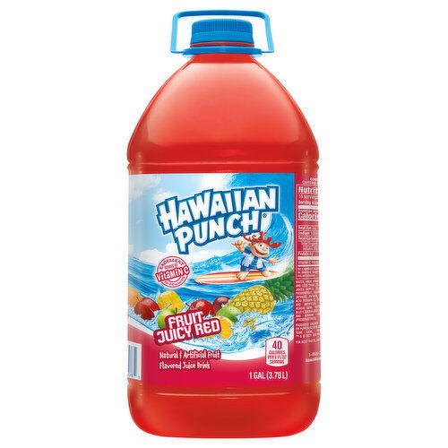 Hawaiian Punch Flavored Juice Drink, Fruit Juicy Red