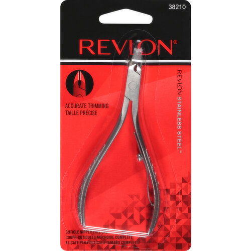 Revlon Cuticle Nipper, Full Jaw, Stainless Steel