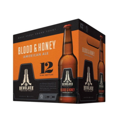 Revolver Blood & Honey Ale - 7% ABV Ale