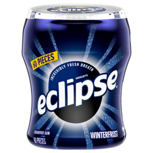 Eclipse Gum, Sugarfree, Winterfrost