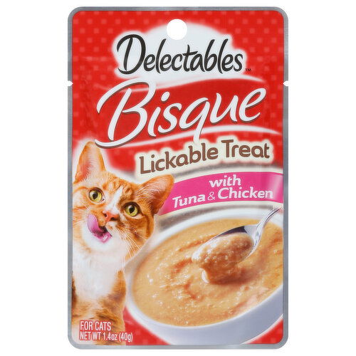 Delectables Lickable Treat, with Tuna & Chicken