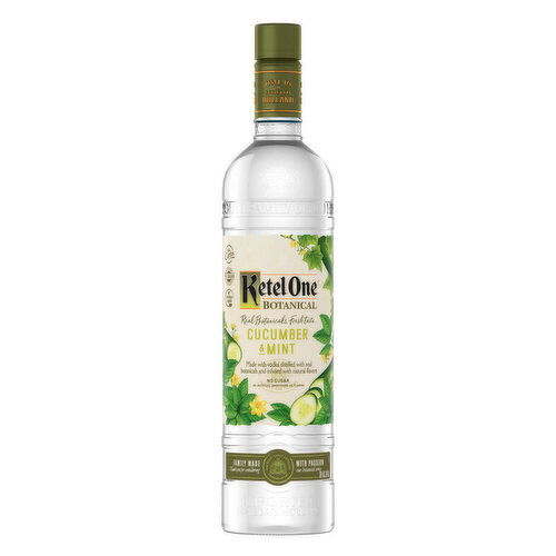 Ketel One Cucumber & Mint Botanical Vodka, 750 ml    