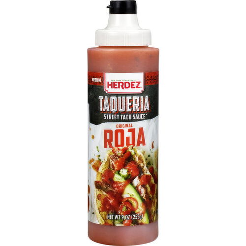 Herdez Taco Sauce, Street, Original Roja, Medium