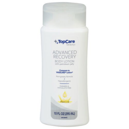 TopCare Body Lotion, with Petroleum Jelly, Advanced Recovery