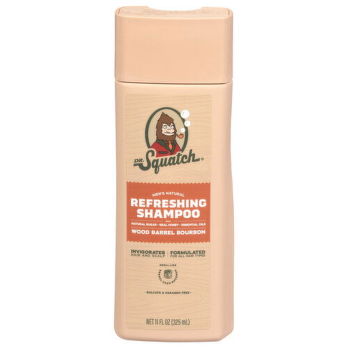 Dr. Squatch Wood Barrel Bourbon Refreshing Shampoo - 11 Fluid Ounce