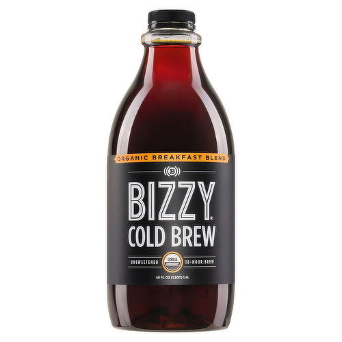 Bizzy Coffee, Organic, Breakfast Blend, Cold Brew