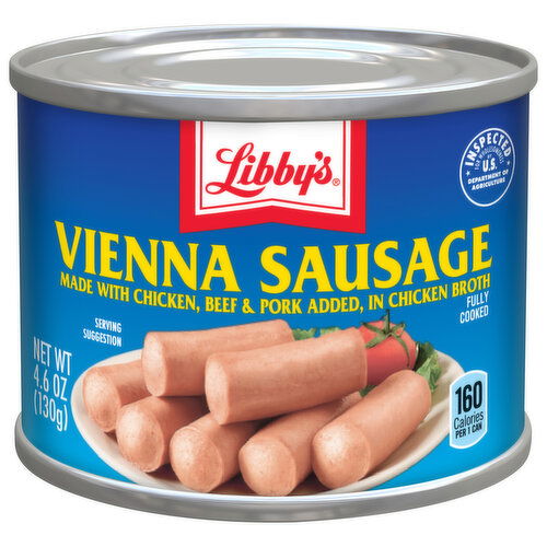 Libby's Vienna Sausage in Chicken Broth Canned Sausage