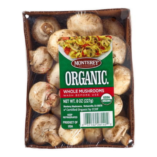 Monterey Mushrooms Organic Whole Mushrooms