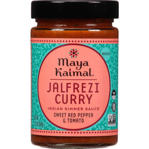 Maya Kaimal Indian Simmer Sauce, Jalfrezi Curry, Medium