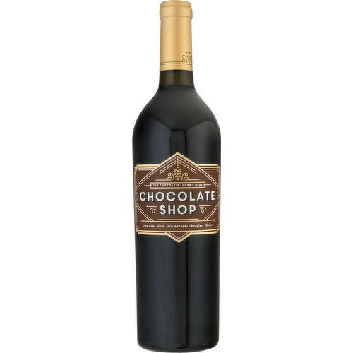 Chocolate Shop Wine, Red, Chocolate Flavor