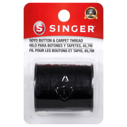 Singer Thread, Button & Carpet, 50 yd